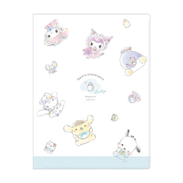 サンリオキャラクターズ　10Pクリアファイル　A4　あかちゃんチラシ柄　120904　[M便 1/2...