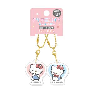 sanrio ハローキティ 2連ちびイニシャルチャームキーチェーン R
