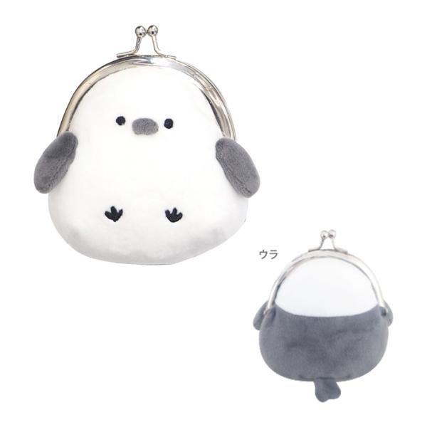 ぬいぐるみがま口コインケース　シマエナガ柄　126486　[M便 1/4]