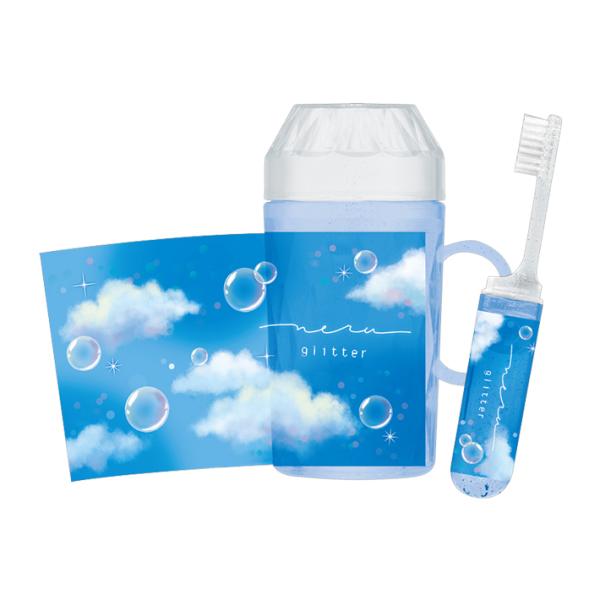 ダイヤカット　はみがきセット　ネルグリッター柄　126590　[M便 1/3]