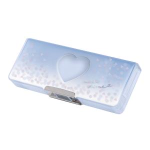 筆箱 両面 コンパクト エアリークリア ハート柄...の商品画像