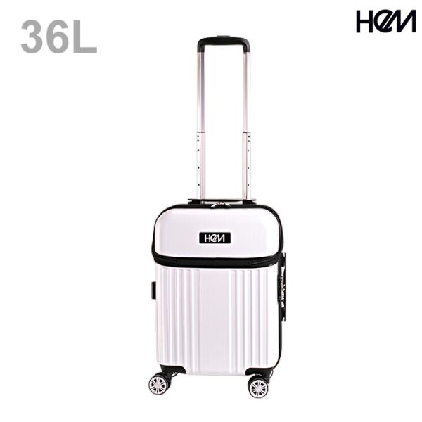 HeM　リム　スーツケース　機内持込　36L　ホワイト　39-50610