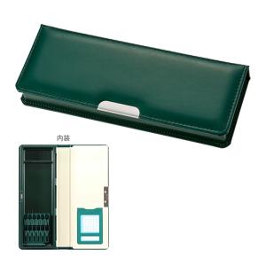 クツワ 筆箱 片面 クラリーノ ネイビー CX123 新入学文具 [M便 1