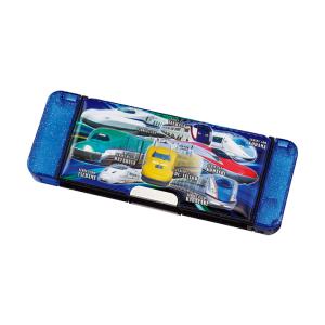 クツワ 筆箱 両面 コンパクト ドッキングZ えきめい柄 CF401EK 新入学文具