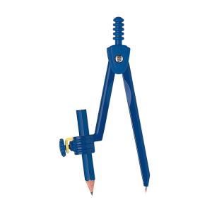 クツワ　コンパス　鉛筆用　ブルー　CP224BL　新入学文具　[M便