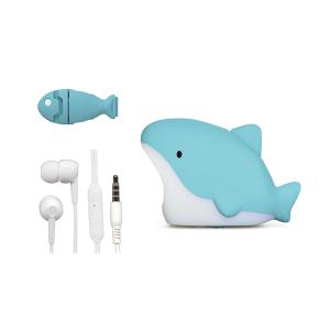 クツワ（KUTSUWA） イヤホン+ホルダー シャチ柄 MT018C 新入学文具 [M