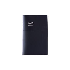 コクヨ ジブン手帳Biz mini 2023 B6スリム マットカバー ブラック 二-JBM1D-23