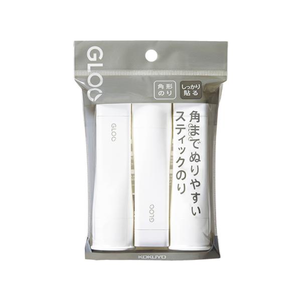 コクヨ　グルー　スティックのり　しっかり貼る　M　吊り下げ3個パック　タ-G302-3P [M便 1...