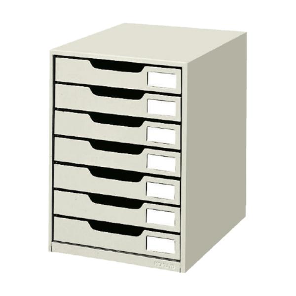 コクヨ　レターケース　スチール　引き出しタイプ　A4タテ　片引7段　LC-7M　4901480413...