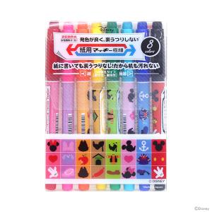 ディズニー ミッキーマウス 紙用マッキー 極細 詰め替えタイプ 8色セット WYTS18-8C