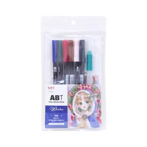 トンボ ABT デュアルブラシペン ウィンター AB-T6CWTQA