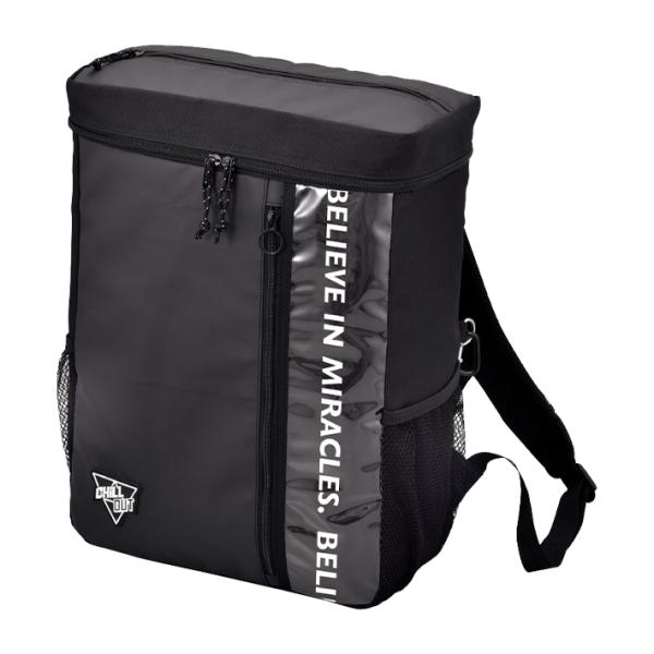 BOXリュック　タテロゴブラック柄　22368