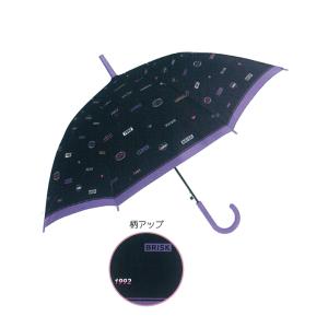 [33%OFF]子ども用長傘　55cm　ジャンプ　ブリスクデイズ柄　ブラック　431679