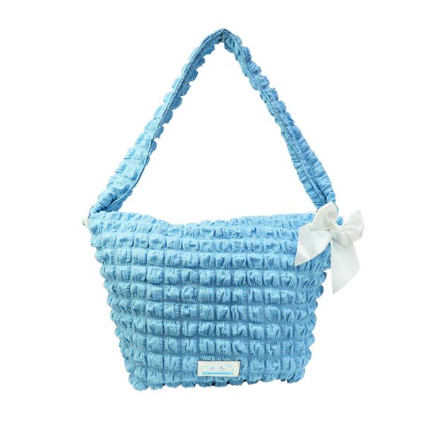 [25％OFF]シナモロール　ポップコーン　ショルダーバッグ　スカイ　SR1382SK-6　[M便 ...