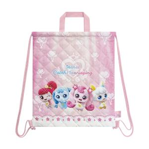 シークレット キャッチ!ティニピン 巾着大 ピンク 203592 入園入学