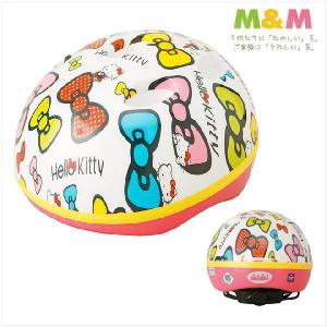 M＆M（mimi）　SG対応ヘルメット　ハローキティ・リボン柄　048770　[ラッピング不可]｜net-shibuya