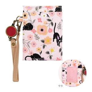 魔女の宅急便　リール付パスケース　フラワーガーデン柄　00009509