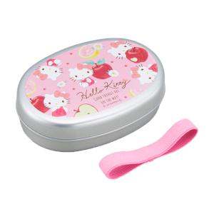 ハローキティ　アルミ子供弁当箱　Mサイズ　350ml　フルーツ柄　AL-5　[M便