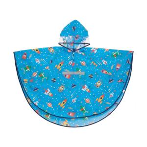 [半額]　キッズレインポンチョ　コスミックスター　110〜125cm　RAPO1　[M便