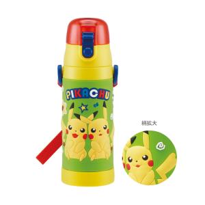 [23%OFF]　ポケモン　3Dロック付きワンプッシュダイレクトボトル　480ml　ピカチュウ柄　SDPV5　｜net-shibuya