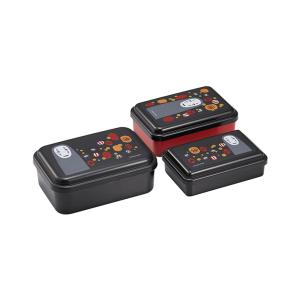 千と千尋の神隠し　入れ子式シール保存容器 3点セット　カオナシ（提灯）柄　SLUS3　2022 [M便 1/2]