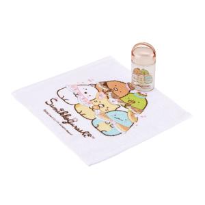 すみっコぐらし　抗菌　ケース付おしぼり　ねこのきょうだいとおかし屋さん柄　OA5AG　2023　[M便