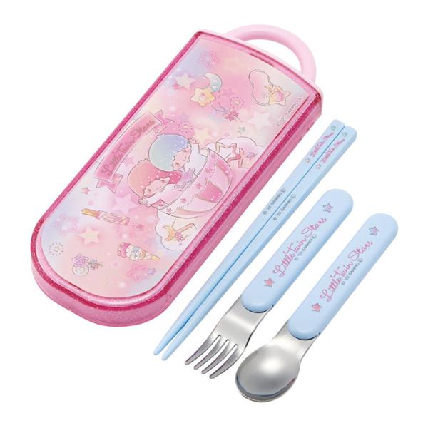 リトルツインスターズ　抗菌スライドトリオセット　16.5cm　キラキラ遊園地柄　TACC2AG　20...