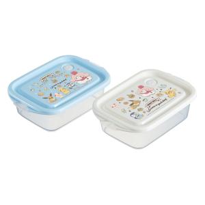 ポケモン　抗菌シールボックスM　500ml　2個セット　カフェアート柄　FCN2WAG　