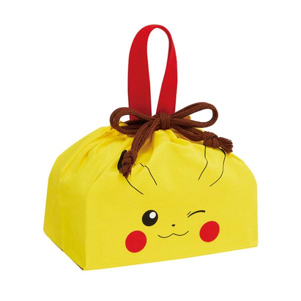 ポケモン　ランチ巾着　ピカチュウフェイス23柄　KB7　[M便 1/2]
