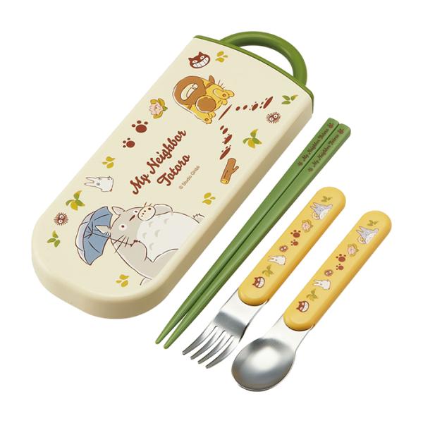 となりのトトロ　抗菌　食洗機対応　スライドトリオセット　ネコバス柄　TACC2AG　2024　[M便...