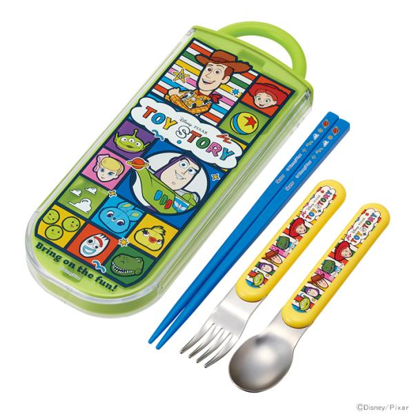 ディズニー　抗菌　食洗機対応スライド式トリオセット　トイ・ストーリー柄　TACC2AG　[M便 1/...