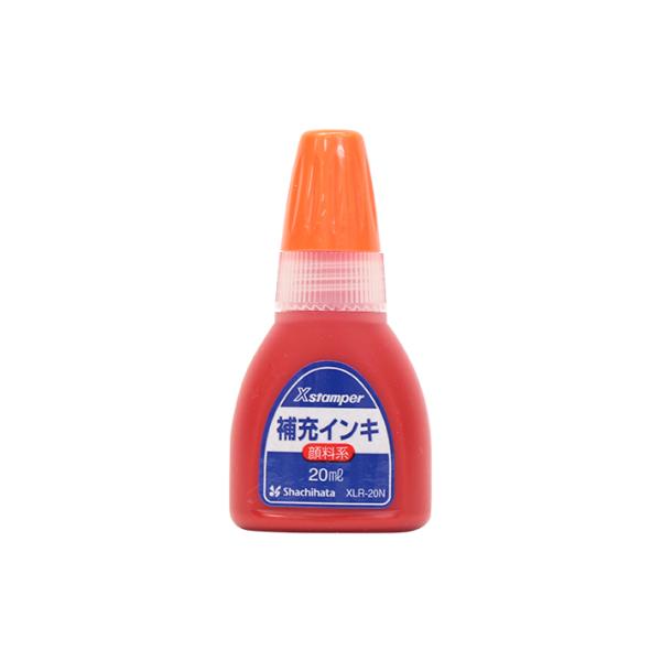 シヤチハタ　補充インキ　20ml　朱色　XLR-20N　[M便 1/14]
