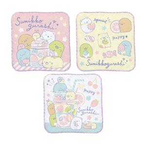 すみっコぐらし　ミニタオル　3枚組　CM30104　新入学文具　[M便