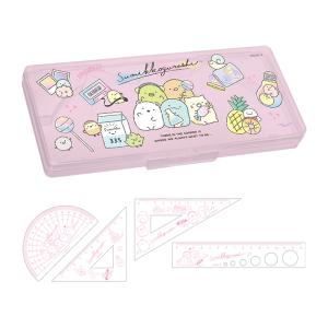 すみっコぐらし 定規セット ハッピースクール柄 SQ89002 新入学文具