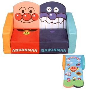 アンパンマン やわらかキッズソファーベッド 43...の商品画像