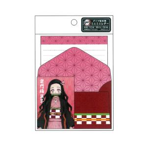 鬼滅の刃　ダイヤ型封筒ミニミニレター　竈門禰豆子柄　716192　[M便