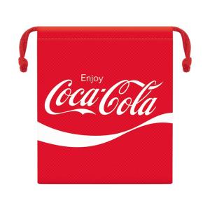 [半額]　コカ・コーラ　マチ付き巾着　A柄　17443　[M便