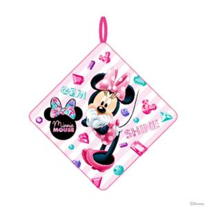 ディズニー ミニーマウス ループタオル シャイニーミニー柄