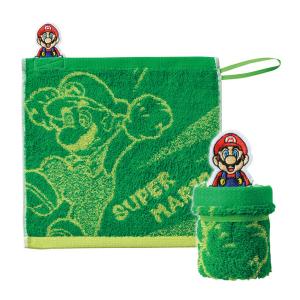 スーパーマリオ スーパーマリオ ミニタオル パックンフラワー柄 [No