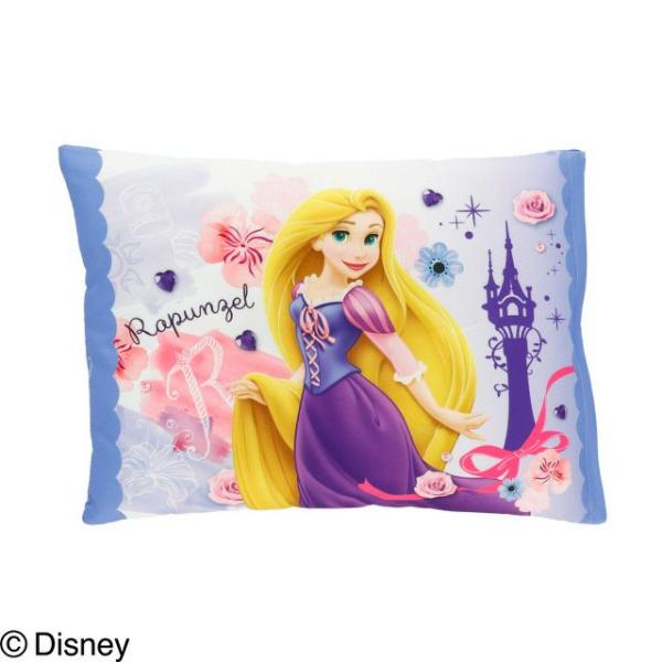 ディズニープリンセス　ラプンツェル　ジュニア枕　シャイニーフラワー柄　[No.2065029300]