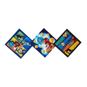 ドラゴンボール超  ハンカチーフ 3枚組 ストロングヒーロー柄  新入学文具