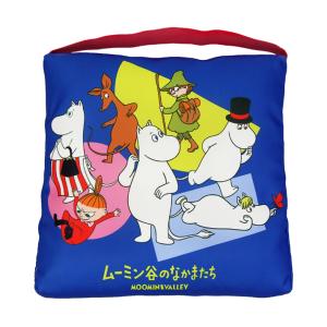 ムーミン　スクールクッション　スタイルブルー柄　1515015300　新入学文具　｜net-shibuya