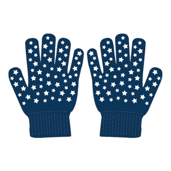 ピッコリーノ　軍手　スターグローブ柄　[No.615002400]　新入学文具　[M便 1/2]