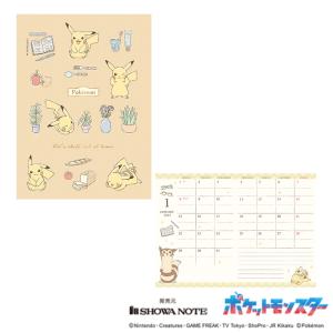 ポケモン　2024年　スケジュール帳　B6　マンスリースケジュール　クラフト柄　1000128297　[M便 1/4]
