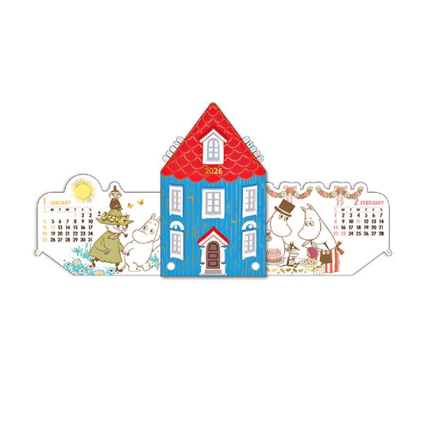 ムーミン　2026年　卓上カレンダー　スライドカレンダー　1000137029　[M便 1/1]