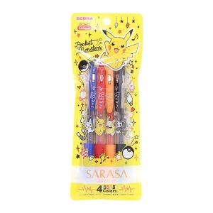 ポケモン サラサクリップ ボールペン 0.5mm 4色セット A柄 4901772860266