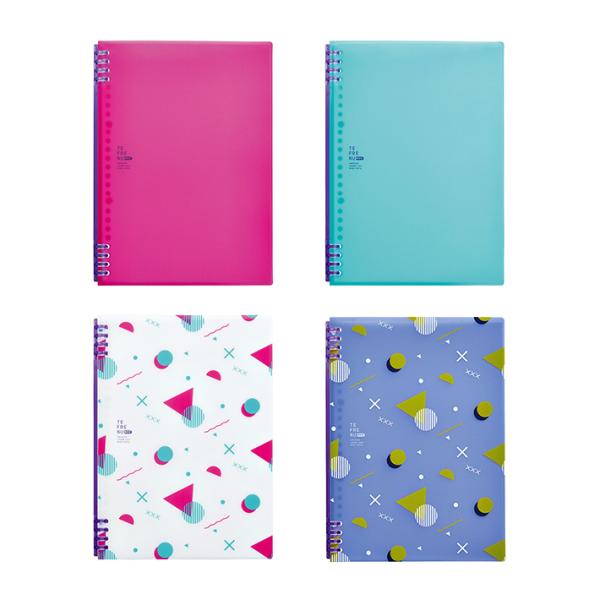 キングジム　リングノート　テフレーヌ ネオ　B5　4カラー　9855TTENE　[M便 1/1]