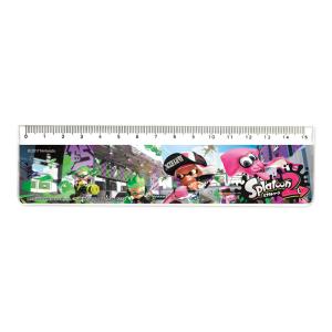 スプラトゥーン2　定規　15cm　4902778269459　新入学文具　[M便