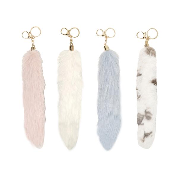 ふわふわしっぽキーホルダー　Mサイズ　4柄　[M便 1/10]