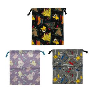 ポケモン　巾着　M　3カラー　新入学文具　[M便 1/2]｜シブヤ文具